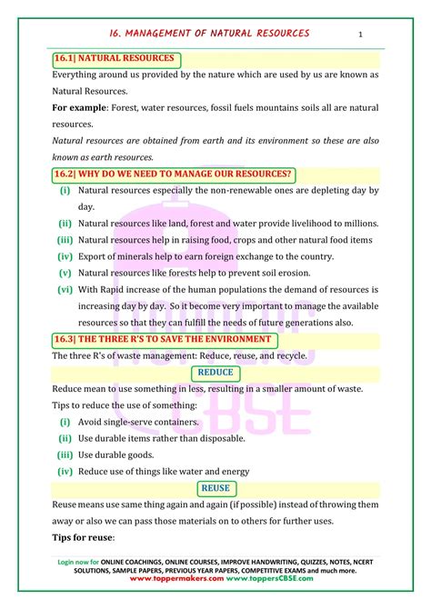 Class 10 Ch.16 Science Notes 的图像结果