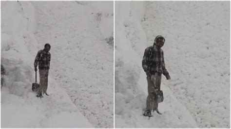 Watch: River of snow in Himachal Pradesh after heavy snowfall ends dry ...