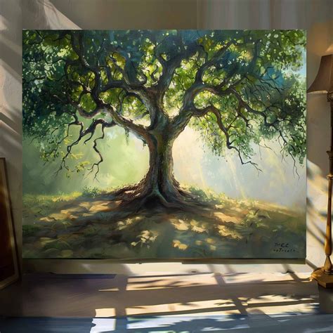 Canvas Wall Tree - Punam Metalcrafts