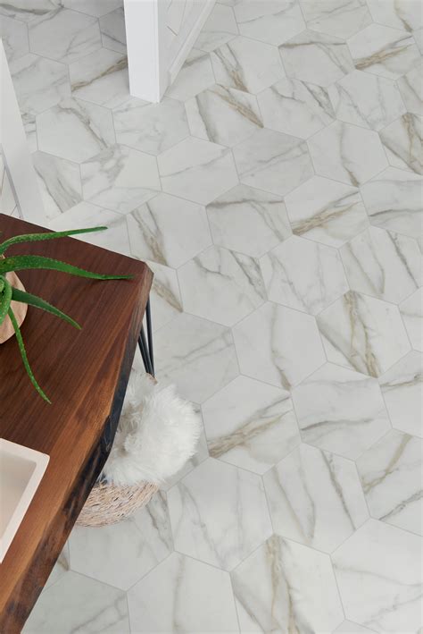The Benefits Of Luxury Vinyl Hexagon Vinyl Sheet Flooring - Flooring ...