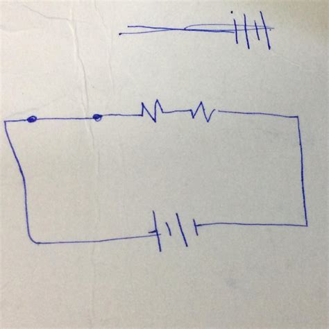 Draw a circuit diagram using battery using battery of two cells 2 ...