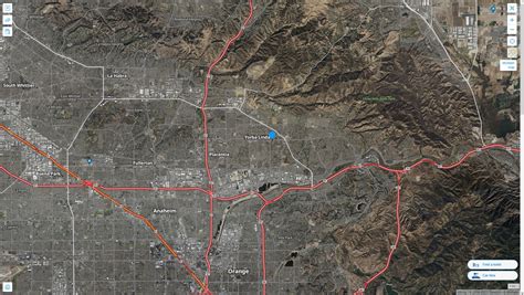 Yorba Linda California Map - United States