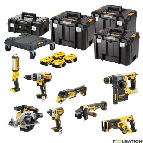 DeWalt DCK853P4T-QW 8-piece Combopack XR 18 Volt 5.0 Ah Li-Ion incl. 4 ...