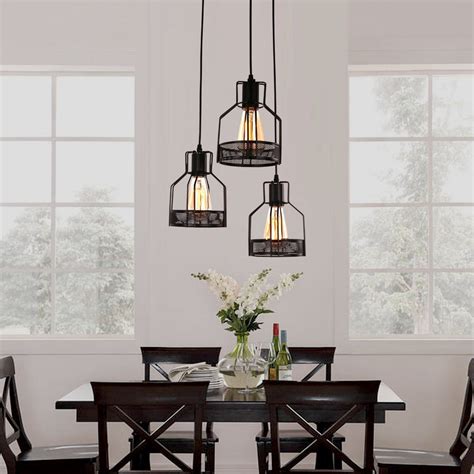 black dining room light fixtures