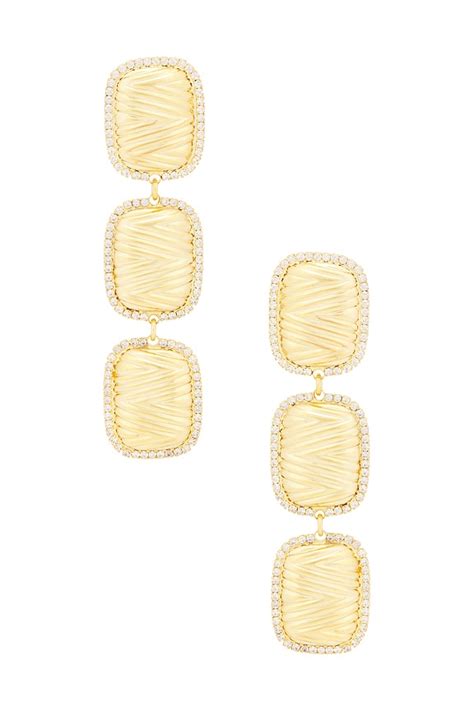 Elizabeth Cole Citrine Earrings in Gold | REVOLVE