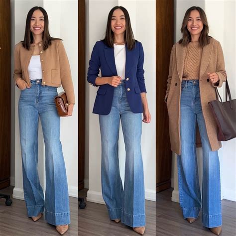 Denim trouser in Chambray Blue wash curated on LTK | Wide leg jeans ...