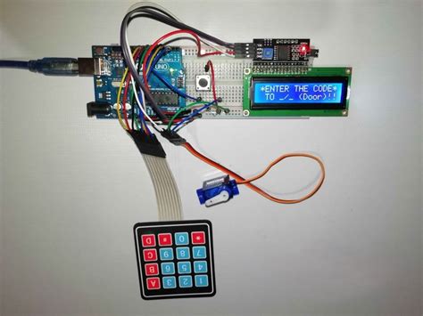 4 Digit Pin Pad Lock Arduino Project 的图像结果