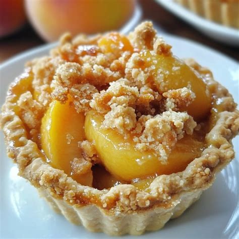 Crumble Mini Peach Pie