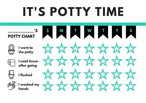 10 Potty Training Chart Ideas with Free Printables