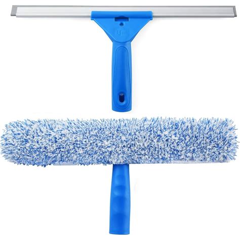 35cm Window Cleaning Combo - Squeegee & Microfiber Window Washer,Shower ...
