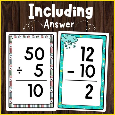 Image result for Math Flashcards Multiplication Division