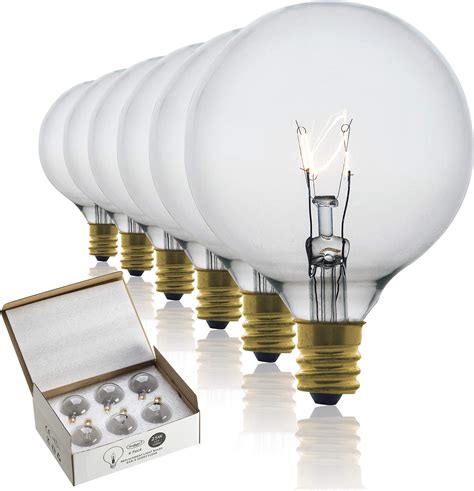 Amazon.com: ETwinCoo Wax Warmer Light Bulbs, G50 25 Watt for Full Size ...