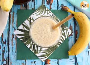 Banana and vanilla milkshake
