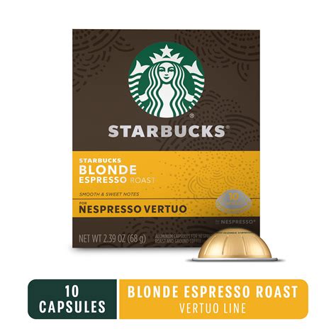 Starbucks by Nespresso Vertuo, Starbucks Blonde Espresso Roast ...