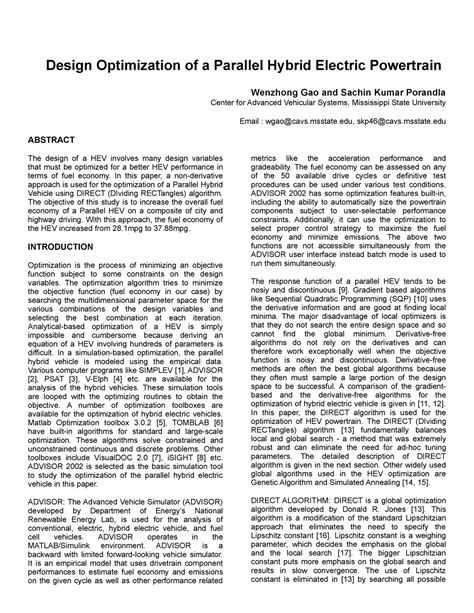 Electric Vehicles introduction and basics of transmission - Design ...