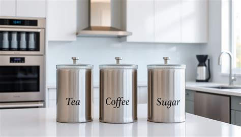 Best Kitchen Storage Solutions: Tea, Coffee, and Sugar Containers ...