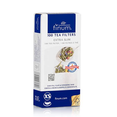 Finum 100 Tea Filters, Extra Slim : Amazon.in: Home & Kitchen