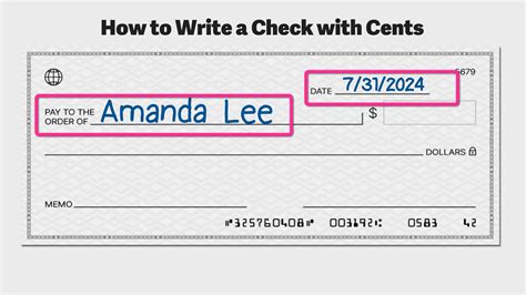 Can You Write Cents On A Check at Stephen Gallagher blog