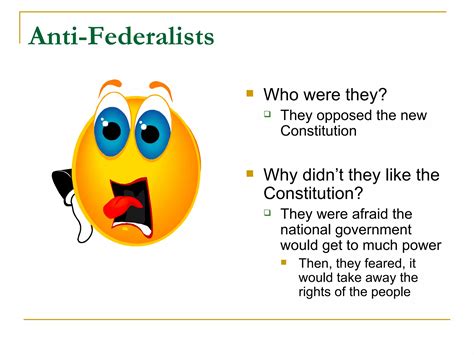 Anti Federalists Definition