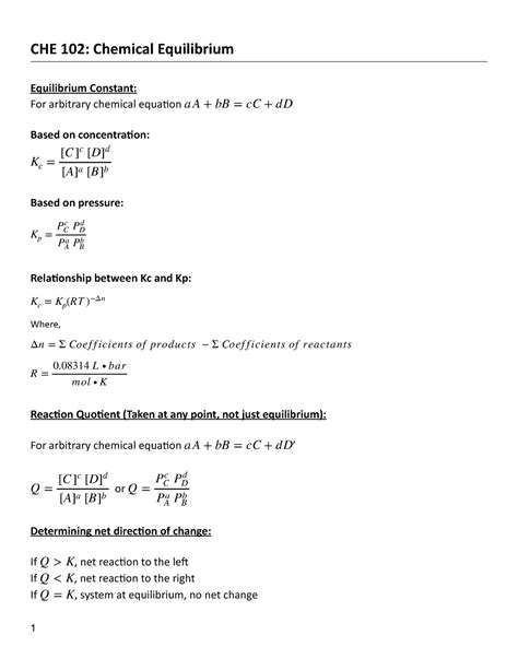 Image result for Equilibrium Equation Example