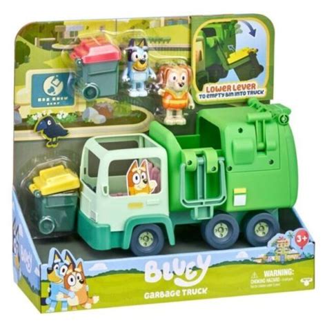 Buy Moose Toys Bluey Garbage Truck - 2.5" Bluey and Bin Man Figures ...
