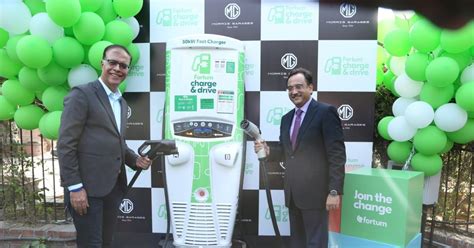 MG Motor India and Fortum announce installation of the first public 50 ...