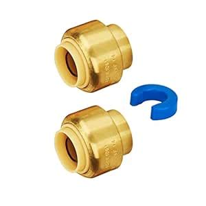 SUNGATOR End Cap, 1/2-Inch Push Fit PEX Cap Fittings, Push-to-Connect ...