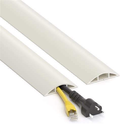 Amazon.com: Floor Cord Cover 6ft, Cord Hider Floor Hide Extension Cords ...