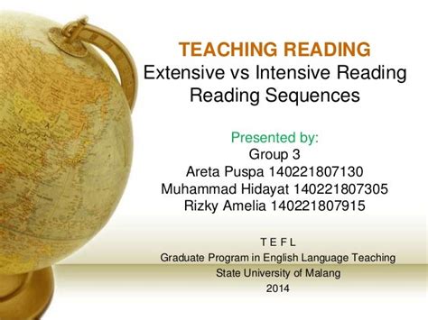 Image result for Intensive and Extensive Reading