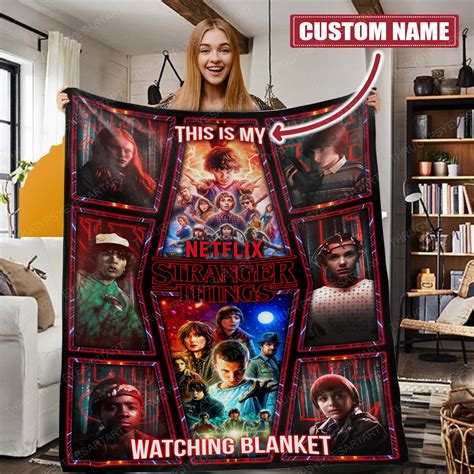 Movie Personalized This Is My Netflix Watching Stranger Things Fleece ...