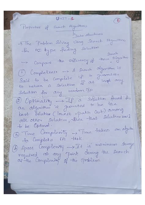 AI UNIT-1 PART II - AI Notes - 3 SOLVING PROBLEMS BY SEARCHING In which ...