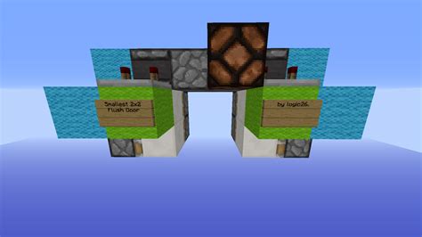 Image result for Minecraft 2X2 Flush Door Java