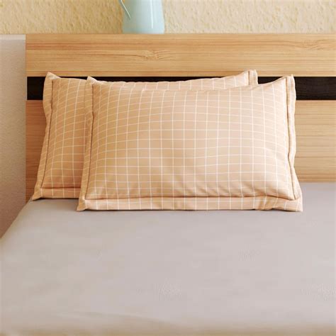 Buy Colour Refresh Set of 2 Checked Pillow Covers - 45x70cm from Home ...