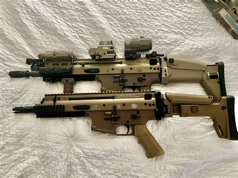 SCAR16S SBR 10” vs SCaR 15P SBR 7.5” size comparison. : r/tacticalgear