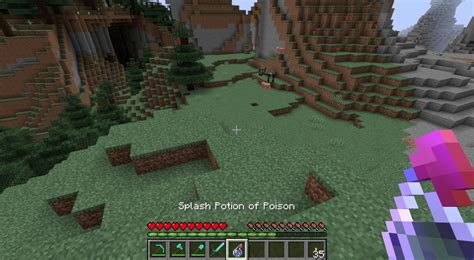 About Minecraft snapshot 25w18a Splash Potion Change