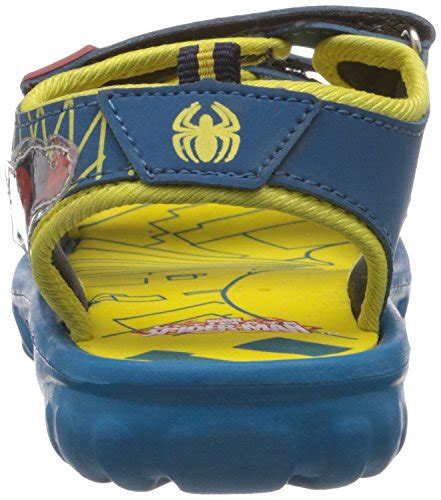 Spiderman Boys Blue and Yellow Sandals and Floaters - 11 Kids UK/30 EU ...