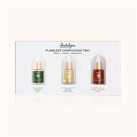 Flawless Complexion Trio | Hydrate, Glow & Nourish – Indulgeo Essentials