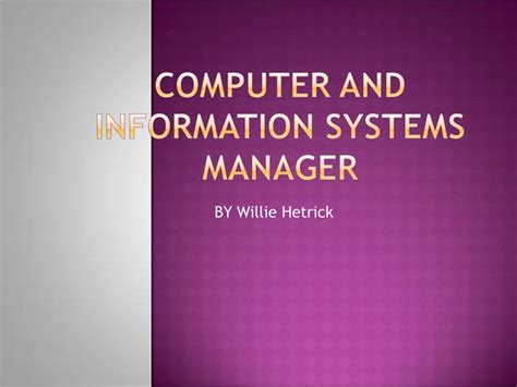 Computer and Information Systems Managers 的图像结果