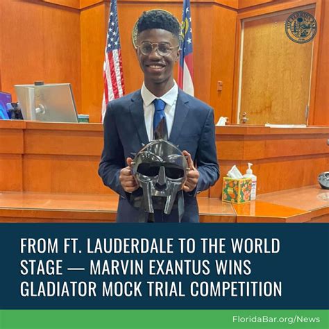 Marvin Exantus, a rising senior at Ft. Lauderdale High School's pre-law ...