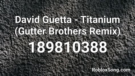 Image result for Titanium Song ID Code Roblox