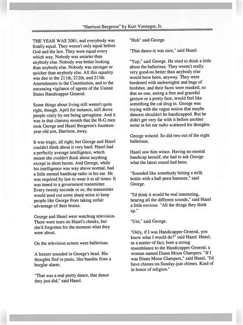 Harrison Bergeron PDF - InstaPDF