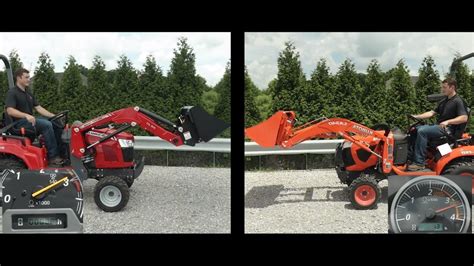 Image result for Sub Compact Tractor Comparison 2020