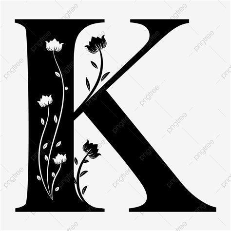 Letter K Script Tattoo Designs