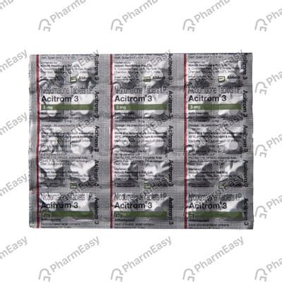 Acitrom 3 MG Tablet (20): Uses, Side Effects, Price & Dosage | PharmEasy