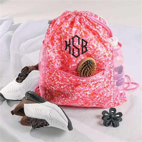 Personalized Kids Cinch Top Bag | Marleylilly Kids