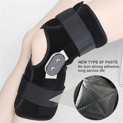 Metal Hinged Knee Arthritis Support Brace Guard Stabilizer Strap Wrap ...