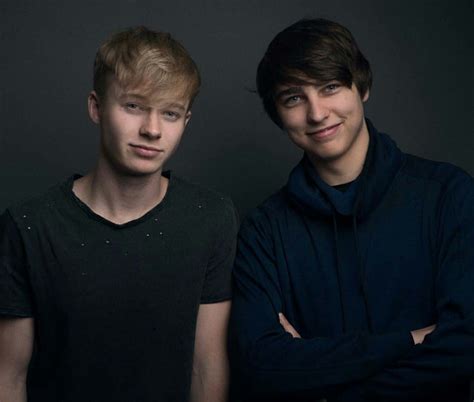 Download Sam and Colby playing tag Wallpaper | Wallpapers.com