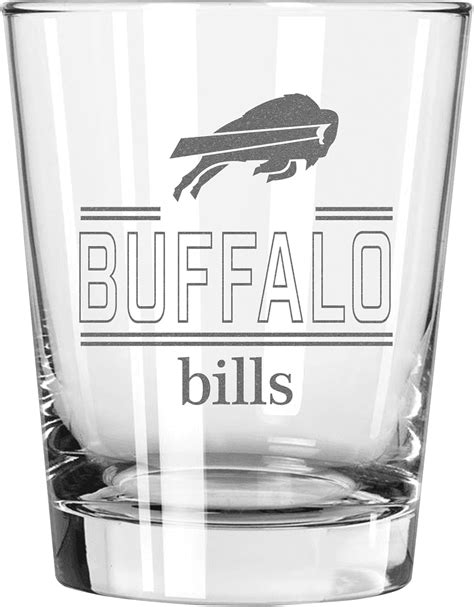 Amazon.com: The Memory Company Buffalo Bills 15oz. Double Old Fashioned Glass : Sports & Outdoors