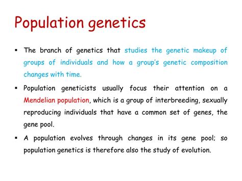 Image result for Population Genetics Basics
