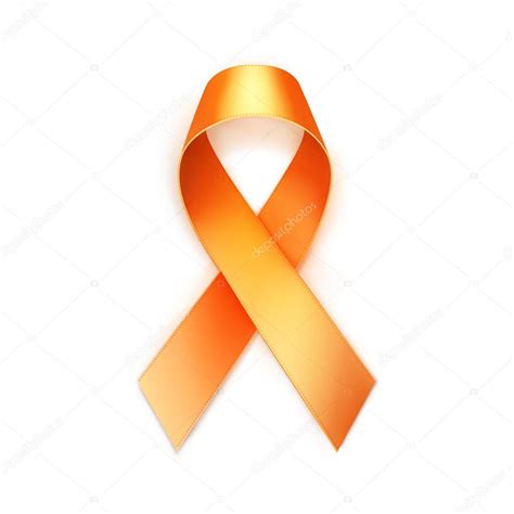 Orange Cancer Ribbon